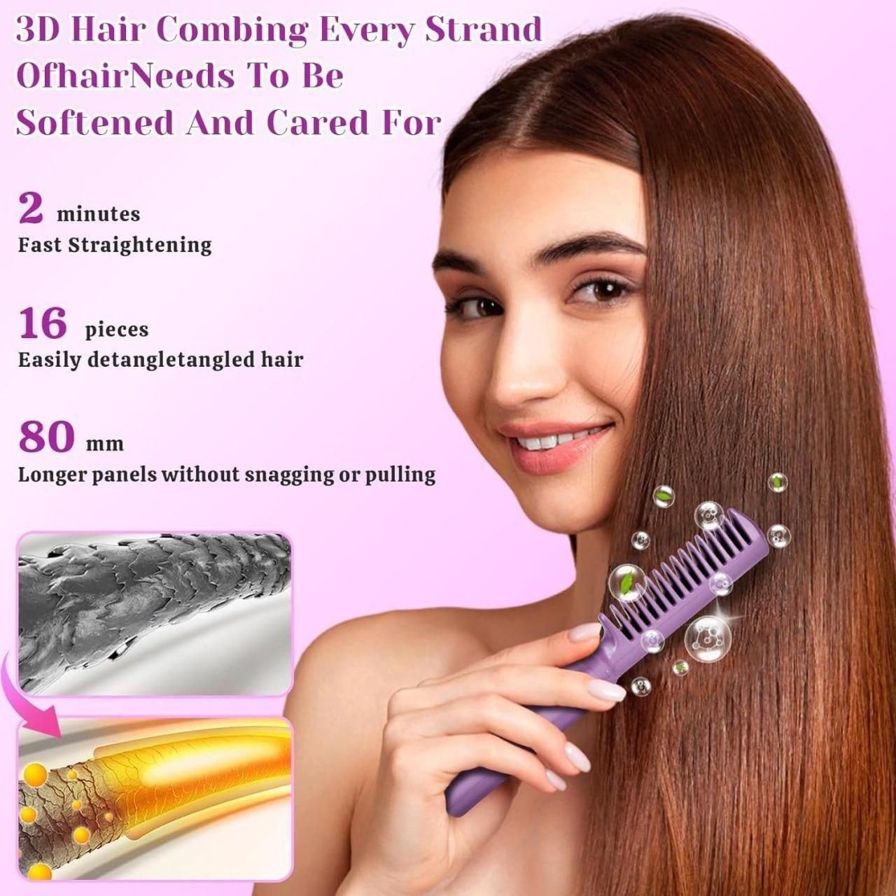 Meneflix Cordless Mini Hair Straightener – Portable & Rechargeable